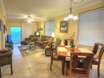 Living Room/Dining Area at Crystal Shores Unit 607